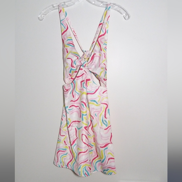 For Love and Lemons Palmer Satin Mini Multi Cutout - Picture 4 of 8